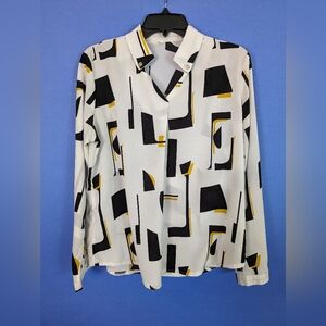 Women's Blouse long sleeve printed XL